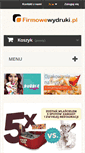 Mobile Screenshot of firmowewydruki.pl